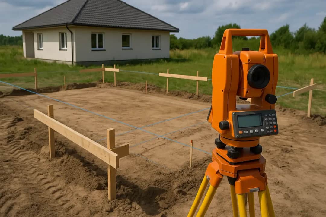 Co potrzebuje geodeta do tyczenia budynku? Kompletna lista